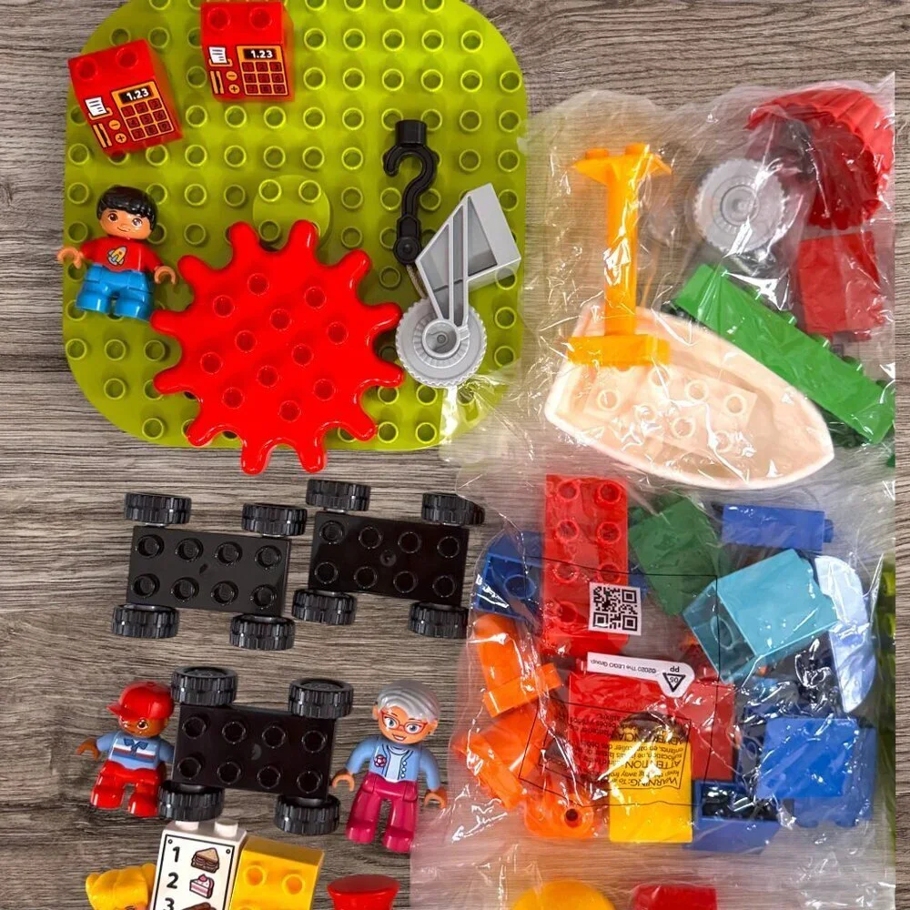 LEGO Duplo Education STEAM Park (Box A) New Bags Figures Gear Slide Track Pieces